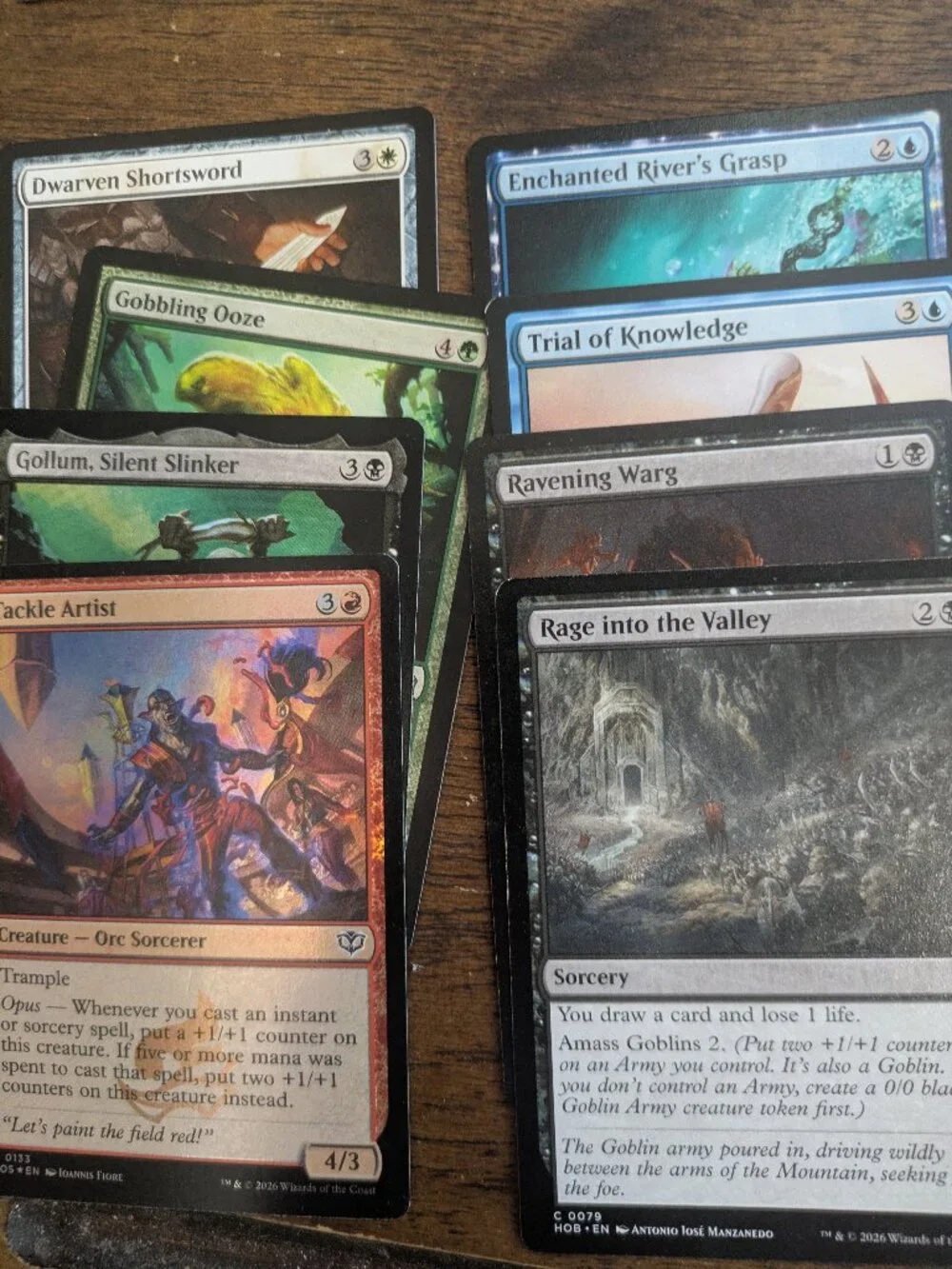 lot of 72 Magic the gathering Commons The Hobbit HOB